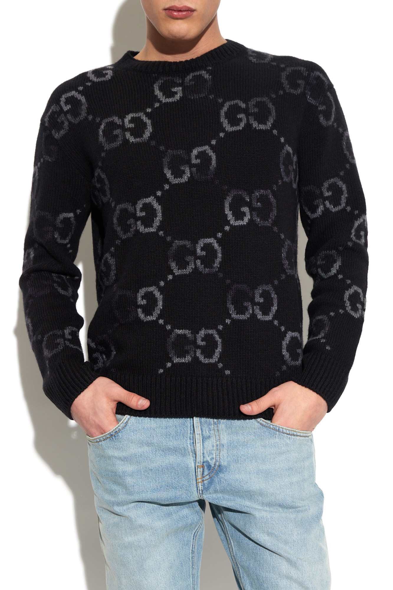 Gucci Sweater with GG pattern Men s Clothing Vitkac